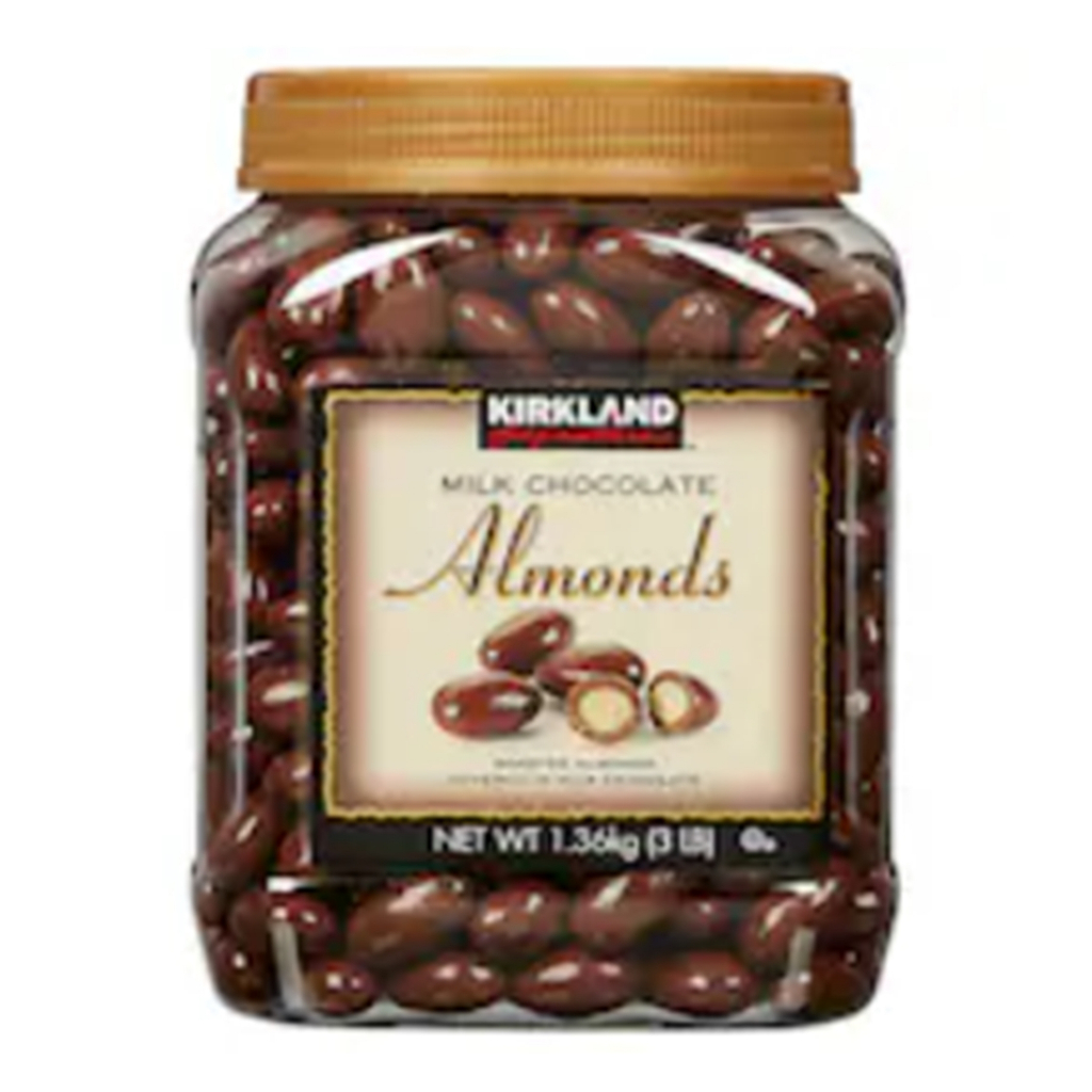 Kirkland Signature Almond Milk Chocolate 1.36kg.เคิร์กแลนด์ซิกเนเจอร์ช็อกโกแลตนมสอดไส้อัลมอนด์ 1.36ก