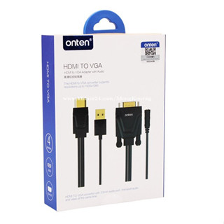 Onten OTN-5137 HDMI to VGA Converter with Audio 1.8 เมตร