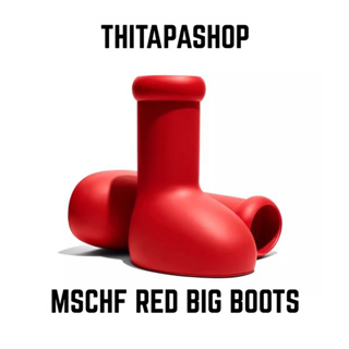 MSCHF RED BIG BOOTS !