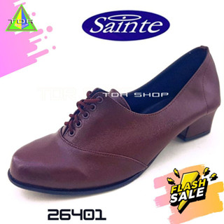 Sainte สีน้ำตาล รองเท้าครู ลูกเสือ รุ่น26401