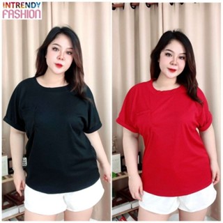 ( พร้อมส่ง )เสื้อยืดคอกลมพลัสไซส์. เสื้อยืดคอกลมสาวอวบ Free size: 46 - 50. เป็นผ้าร่องยืดเนื้อดีมาก.