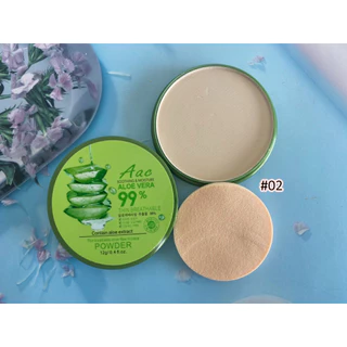 พร้อมส่งค่ะ แป้ง AAC ALOE VERA POWDER แป้งว่านหางจระเข้ 12g.