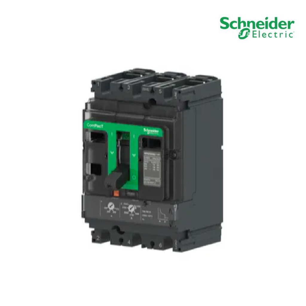 Schneider Circuit breaker ComPacT NSX100F 36kA/415VAC 3P TMD trip unit 32A I C10F3TM032 I PlugOn