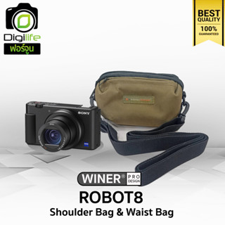 Winer Bag Robot8 Brown ( Shoulder Bag &amp; Waist Bag ) กระเป๋ากล้อง กระเป๋าสะพาย คาดเอวได้