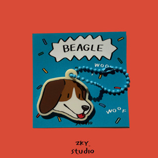 พวงกุญแจ Acrylic Keyring Beagle