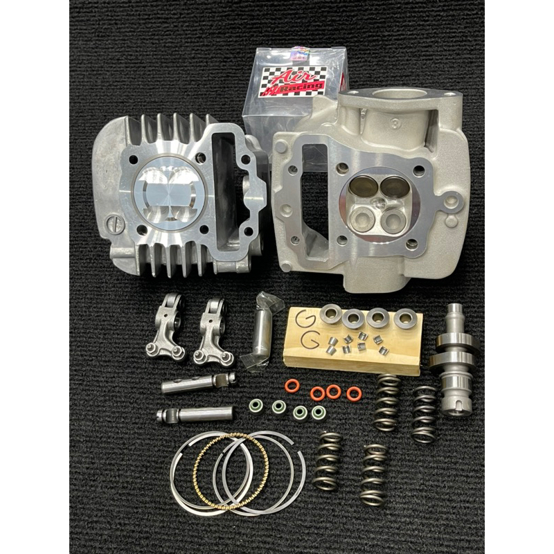 ชุด110iลูก54/4วาล์วลูกสูบยี่ห้อแอร์ขนาดใบวาว19-17มิลปลอกสูบใส่แคร้งเดิมได้เลย