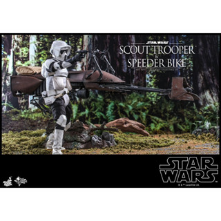 HOT TOYS MMS612 1/6 Star Wars: Return of the Jedi - Scout Trooper and Speeder Bike (ใหม่)