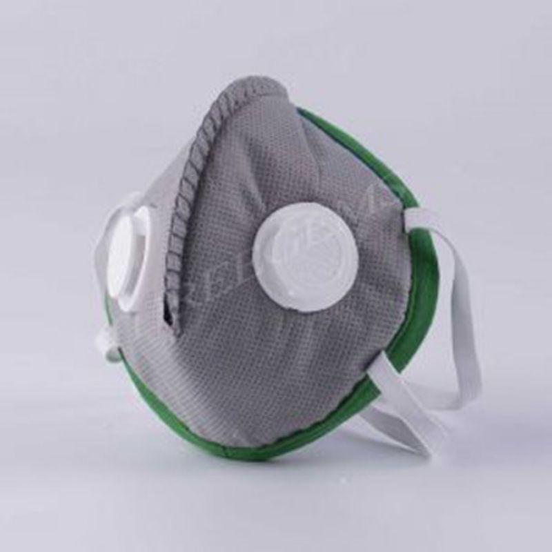 6ชั้น Mask TG-20SV หน้ากากคาร์บอนวาล์วคู่ ป้องกันกลิ่น ฝุ่น หมอกควัน PM2.5 สารเคมี แมสค์มีสองวาล์ว