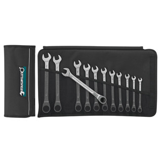 Stahlwille ชุดประแจแหวนฟรีข้างปากตาย Open Ratch 17F/12 Ratchet Spanner Set