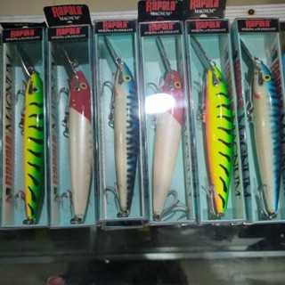 เหยื่อปลอม ลากปลาอินทรีย์ Rapala CD14 ขาวหัวแดง