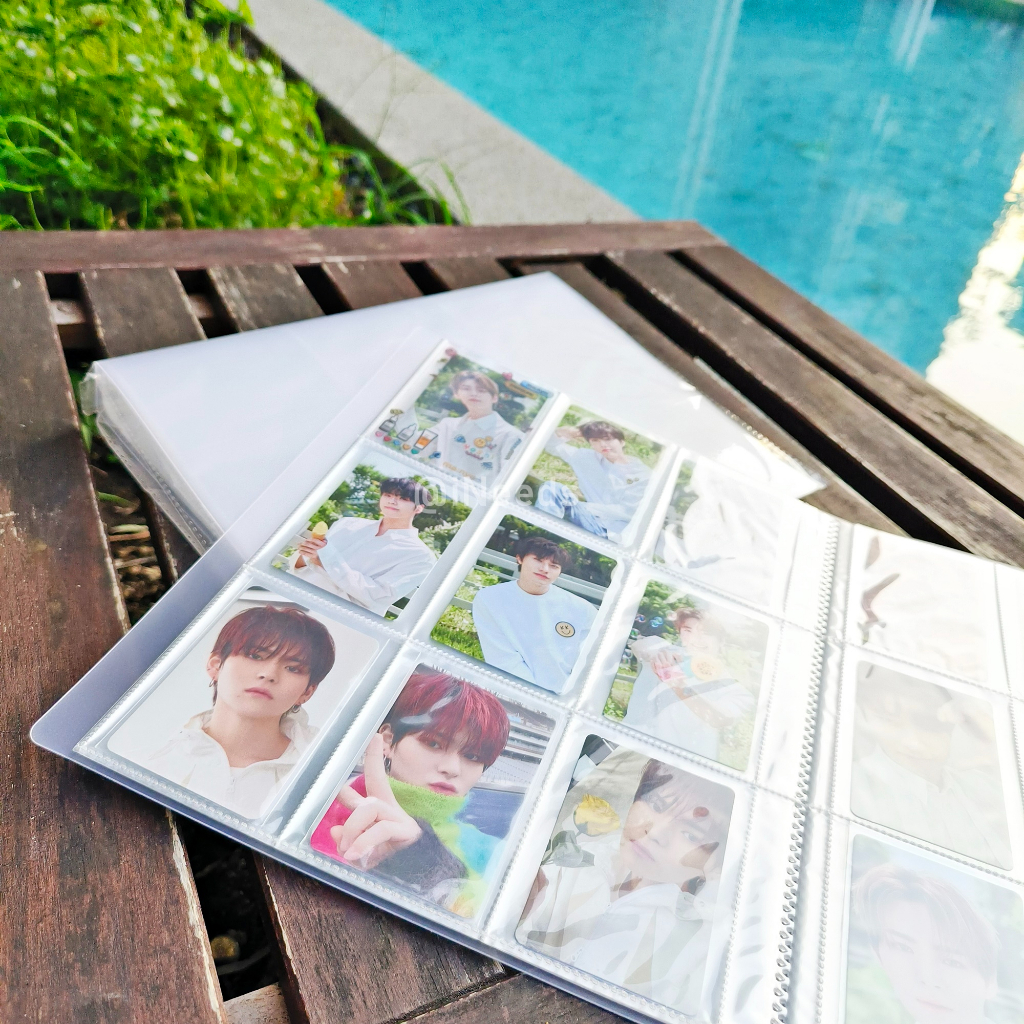 แฟ้มการ์ดเกาหลี 288 ช่อง เล่มใหญ่ ใส่ โพลารอยด์ การ์ด บัตรคอน และของสะสม