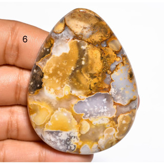 1 pc Natural Polka Dot Jasper 2-3 cm Polished Cabochon Stone / Top High Quality Stone / Jewelry Stone Healing Chakra.