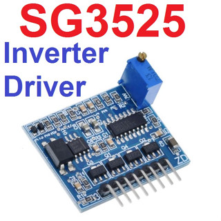 SG3525 LM358 Inverter Driver Board 12V-24V Mixer Preamp Drive Module Frequency Adjustable 1A