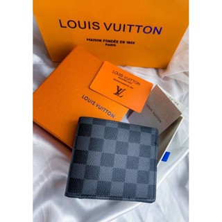 [พร้อมส่ง] กระเป๋าสตางค์ LV พร้อมกล่อง+ถุงแบรนด์ รุ่นDamien Graphite Wallet
