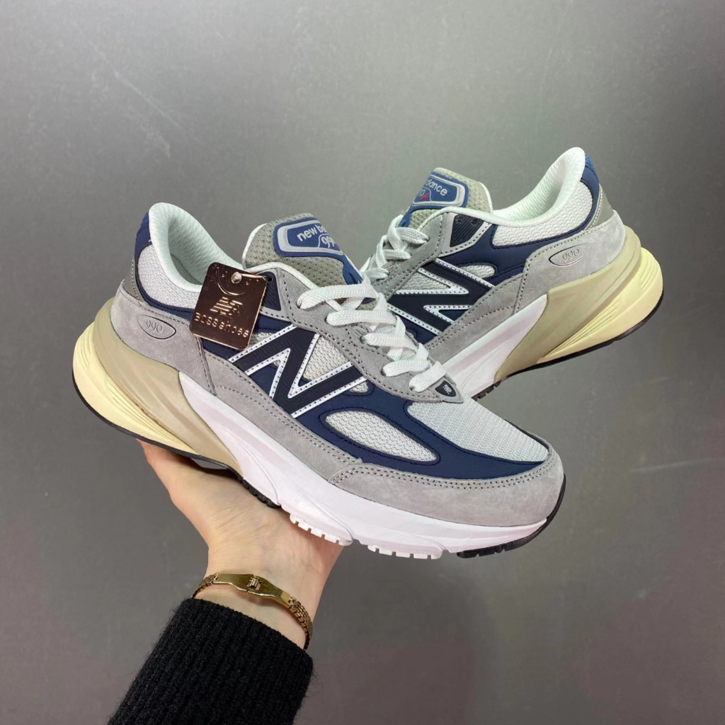 New Balance 990 V6 Gray-blue รองเท้าวิ่ง