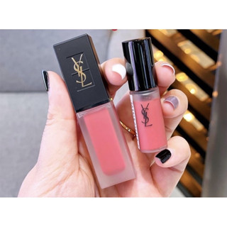 YSL Tatouage Couture Velvet cream Lipstick 3ml สี #216 (travel size) สีสวยละมุน เนื้อดี