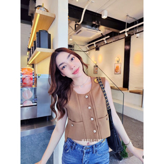 Mariacloset เสื้อกล้ามทรงครอป