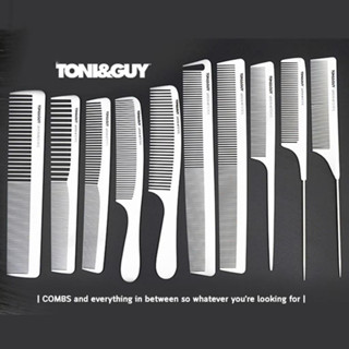 หวีซอยผม Toni&amp;Guy หวีซอย หวีรองตัด สำหรับเสริมสวย บาร์เบอร์ สีขาว