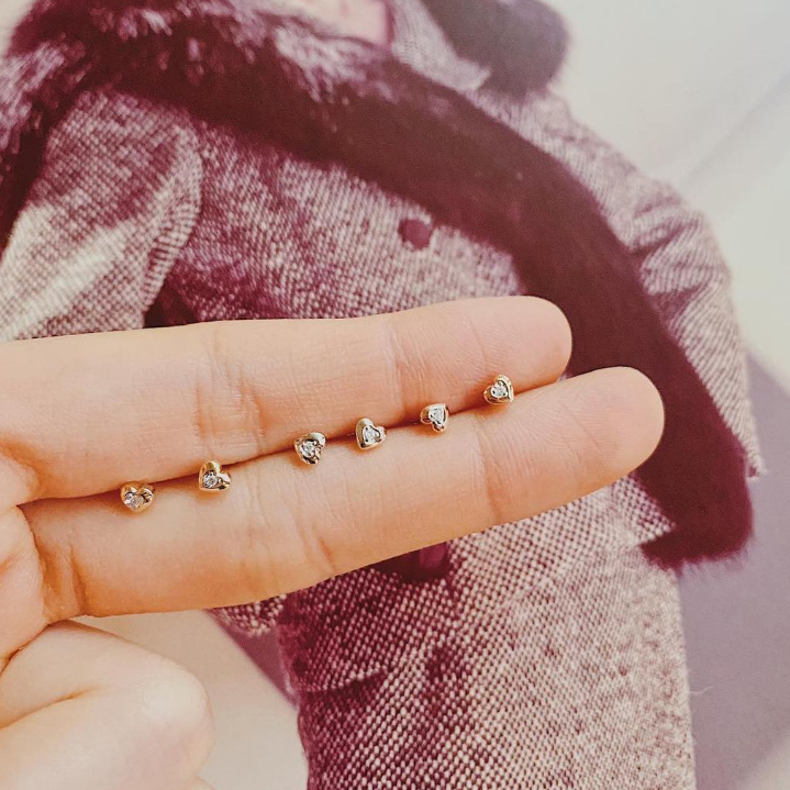 Gail's Mini Heart Studs
