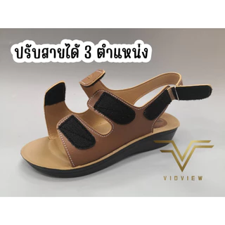 VIDVIEW !!ลดสนั่น!! รองเท้ารัดส้นหญิง เพื่อสุขภาพ Deblu L8610s ปรับสายได้ ยี่ห้อเดอบลู สไตล์แฟชั่น ผู้สูงอายุใส่ได้