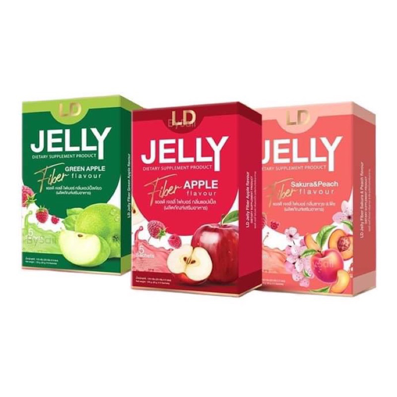 แอลดี เจลลี่ ไฟเบอร์ LD Jelly Fiber (ราคา 1กล่อง)