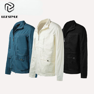 แจ็คเก็ตผู้ชายคุณภาพสูง Windproof Jacket แจ็คเก็ตแฟชั่นสบาย ๆ Slim Fit Jacket สี่ฤดู Jaket terbang บินแจ็คเก็ต s-3XL