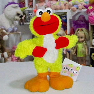 ตุ๊กตางานเครื่อง Mattel Elmo Chicken Dance Sesame Street 2001 มือสอง ของแท้จากอเมริกา