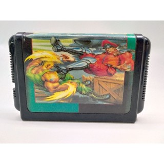 ตลับเกม Sega Megadrive เกม Street Fighter 2 Plus ถนนนักสู้