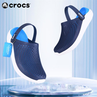 แท้ Crocsรองเท้าแตะสไตล์ใหม่ LiteRide Clog หิ้วนอก ถูกกว่าshop รองเท้าชายหาดรองเท้าแตะเย็น