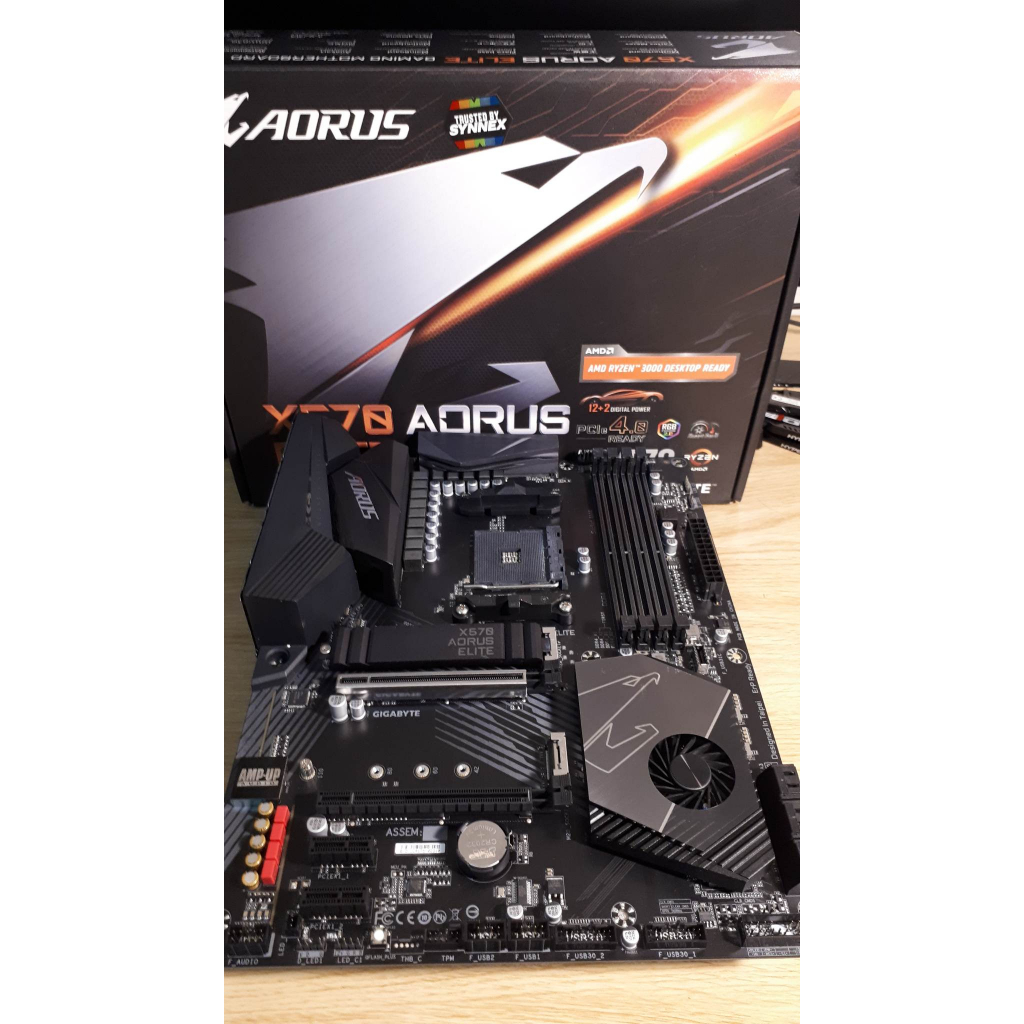 MAINBOARD (เมนบอร์ด) AM4 GIGABYTE X570 AORUS ELITE
