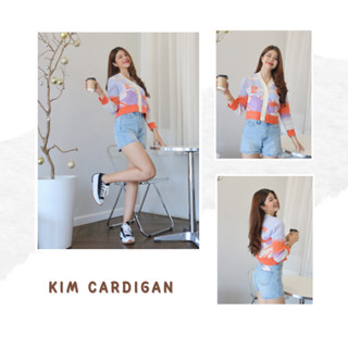 Gimmick Jeans : Kim cardigan คาดิแกนไหมพรมคอวีกระดุมหน้า