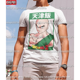 เสื้อยืด Unisex รุ่น เท็นชินฮัง Tien Shinhan ดราก้อนบอล Dragon Ball Z &amp; Super แบรนด์ Khepri Cotton TC ระวังของปลอม!