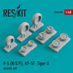RS48-0005 Northrop F-5 (N/E/F), KF-5F  Tiger II wheels set (1/48)