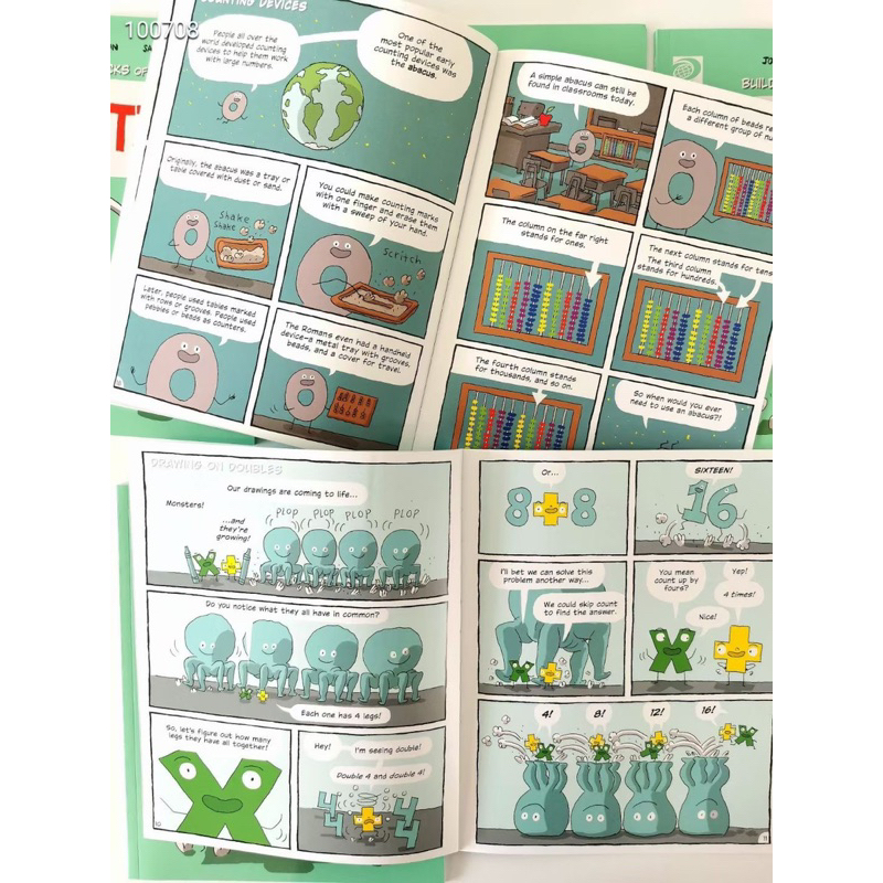 Building Blocks of Science：Physical/Life/Plant&Animal/Math Comic Bookหนังสือการ์ตูน,32 Books Set – Paperback ราคา ถูกที่สุด ดีลบีเคเค แกลเลอรีภาพที่ 7