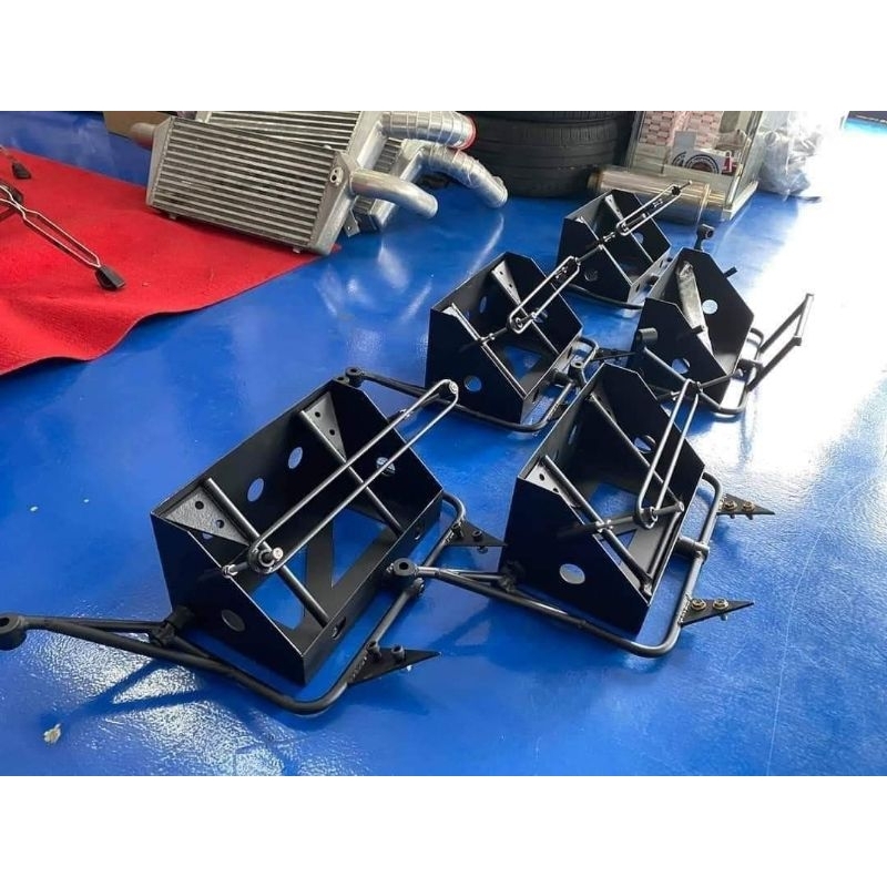 ถาดแบตย้ายลงใต้ท้อง ใส่แทนยางอะไหล่‼️ ตรงรุ่น isuzu D-max/Vigo/Revo
