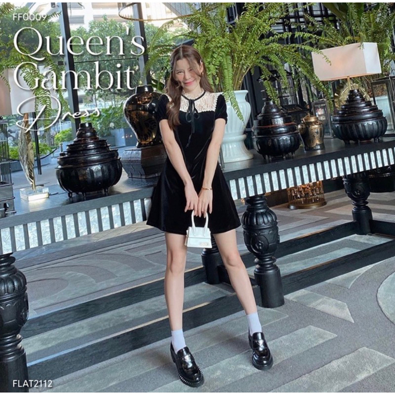 Queen’s Gambit Dress ♟️ Flat2112 ส่งฟรี