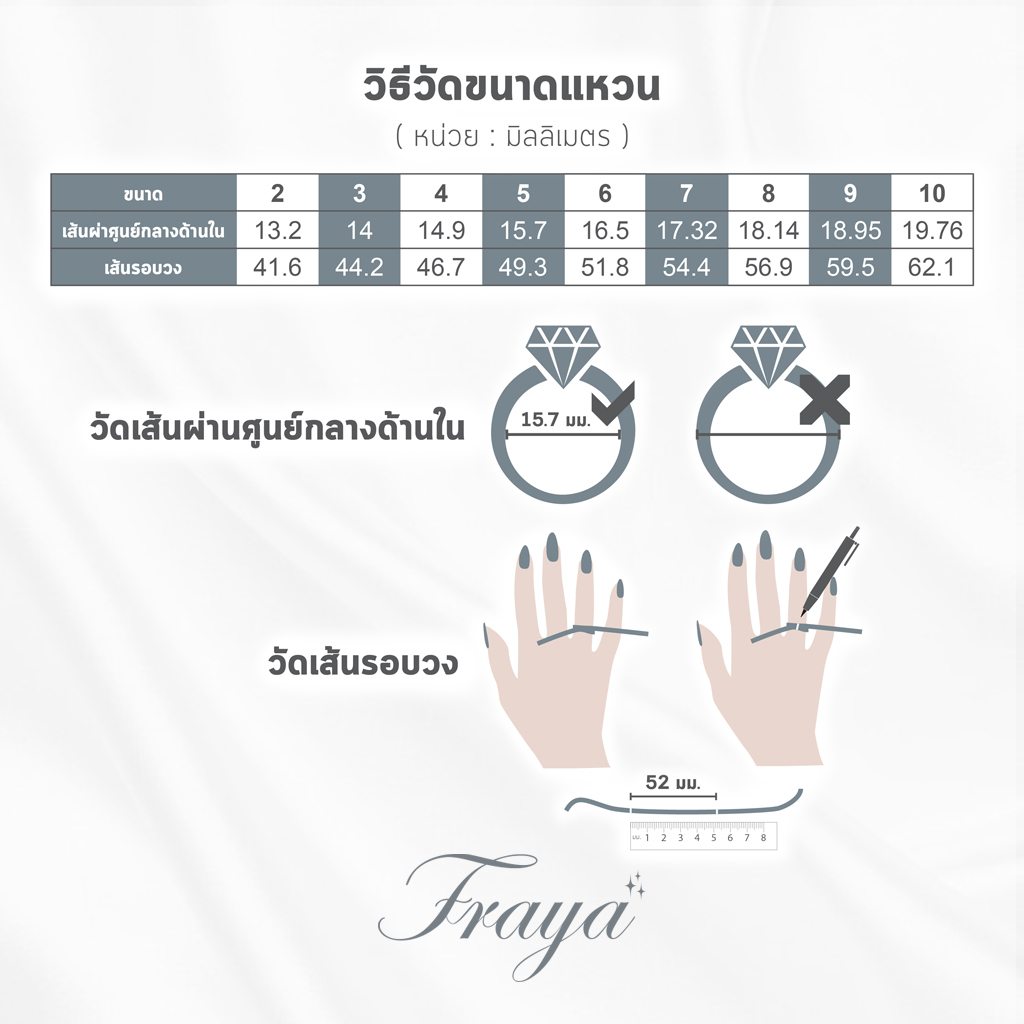 Fraya แหวนนิ้วก้อย แหวนความรัก และ การเงิน บาง 1 mm แบบเหลี่ยม สแตนเลส ไม่บิด ไม่เบี้ยว แข็งแรง ทนทาน  ของขวัญ