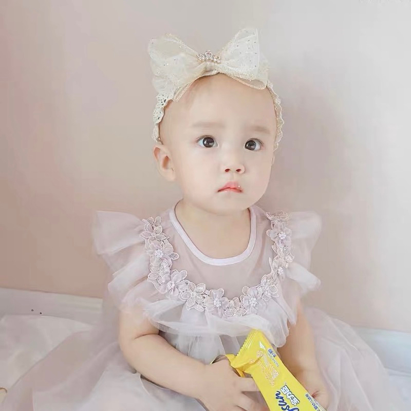 [Kiddy Heart]คาดผมเด็กอ่อน รุ่นElsa(เอลซ่า) สำหรับเด็ก3-24เดือน