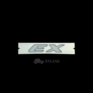 (ราคาต่อข้าง) สติ๊กเกอร์ EX ติดประตู D-MAX ปี 2003-2006 ของแท้ รถตอนเดียว อีซูซุ ดีแม็กซ์ ISUZU STICKER