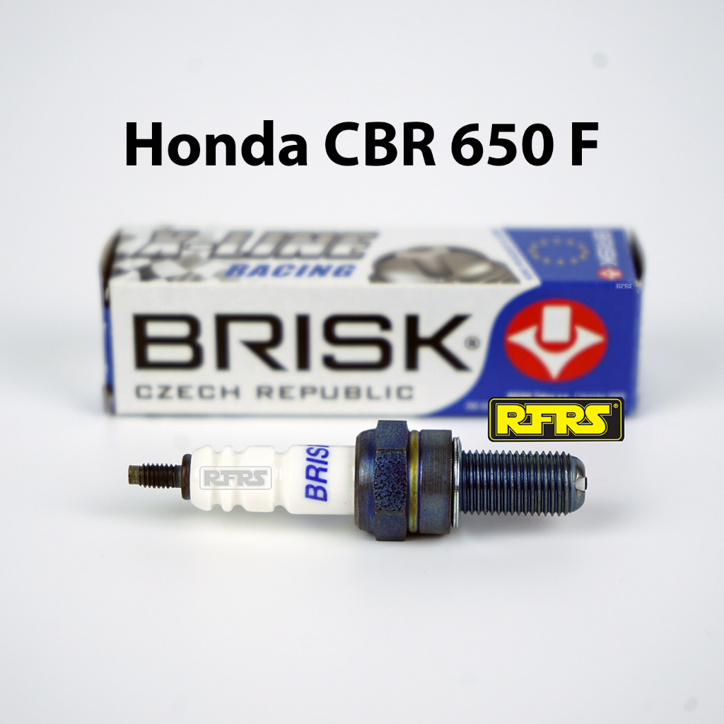 หัวเทียนBRISK X-Line 4 เขี้ยว แกนเงิน Honda CBR 150 R  (9X01ROA)xline Spark Plug Made in EU