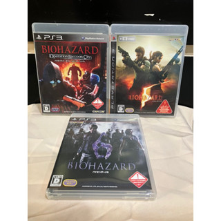 แผ่นเกมแท้💯PS3 : Biohazard Series โซนญี่ปุ่น [JP//Zone 2]สภาพแผ่นเกมดี