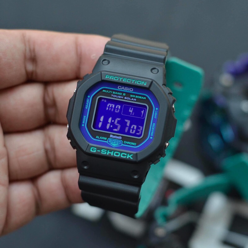 [ผ่อนเดือนละ 429]🎁CASIO G-SHOCK GW-B5600BL-1 ของแท้ 100% พร้อมส่ง ประกัน 1 ปี