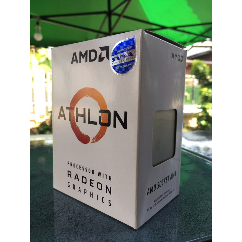 CPU AMD Athlon 3000G 3.5 GHz.