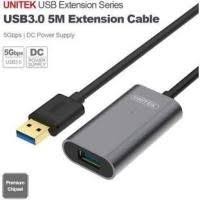 Unitek Cable USB3.0 Extension 5M(สาย USB ต่อให้ยาว เพิ่มกำลังไฟเลี้ยง)