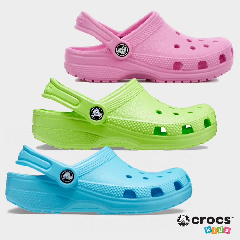 Crocs Collection รองเท้าแตะ รองเท้าแบบสวม สำหรับเด็ก CSS Clog 206991-3UH / 206991-411 / 206991-6SW / 206990-6SW (1390)