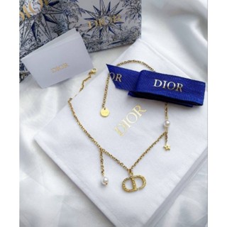 **พร้อมส่ง** สร้อยคอ Dior petit CD จี้เพชรสร้อยคอ งานสแตนเลส 100% ไม่ลอกไม่ดำ พร้อมกล่อง