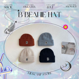 B beanie hatหมวกไหมพรมสุดคูล💛