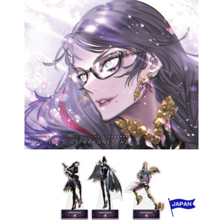 [ส่งตรงจากประเทศญี่ปุ่น] หนังสือศิลปะอย่างเป็นทางการของ BAYONETTA 3 เอ็บเทน ชุดลิมิเต็ด พรมเช็ดเท้า A2 ขาตั้งอะคริลิก สติกเกอร์2แบบ เวอร์ชั่นญี่ปุ่น BAYONETTA 3 OFFICIAL ART BOOK ebten limited set A2 tapestry acrylic stand 2 types of stickers Japanese