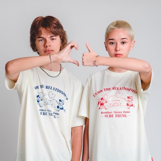 เสื้อยืด เสื้อคอกลม พร้อมส่ง Sure Thing pee nong for valentine