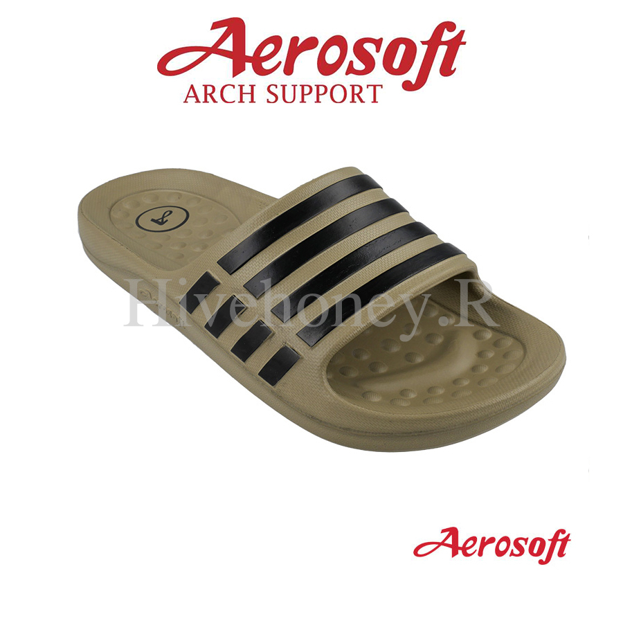 ☁️U1818☁️ Aerosoft รองเท้าแตะแบบสวม(แอโร่ซอฟ) ราคา ถูกที่สุด ดีลบีเคเค แกลเลอรีภาพที่ 2